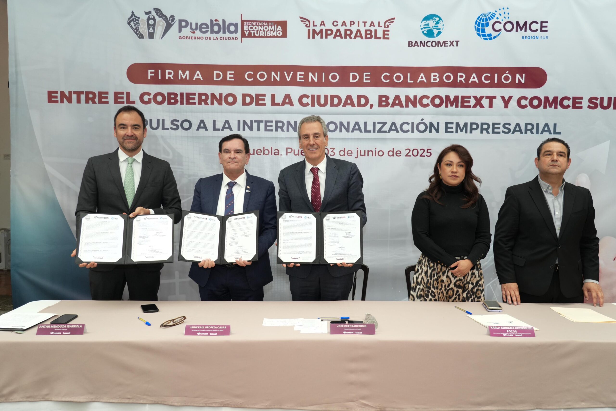 Convenio de colaboración en Puebla